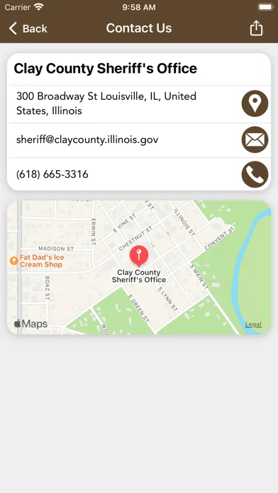 Zrzuty ekranu Clay County IL Sheriff