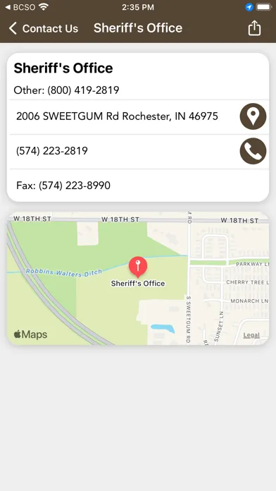 Ảnh chụp màn hình của County of Fulton (Indiana)