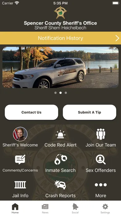 Spencer County Sheriff IN Screenshots