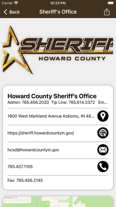 Howard County Sheriff's Office स्क्रीनशॉट