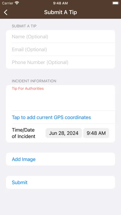Adams County Sheriff's Office Screenshots