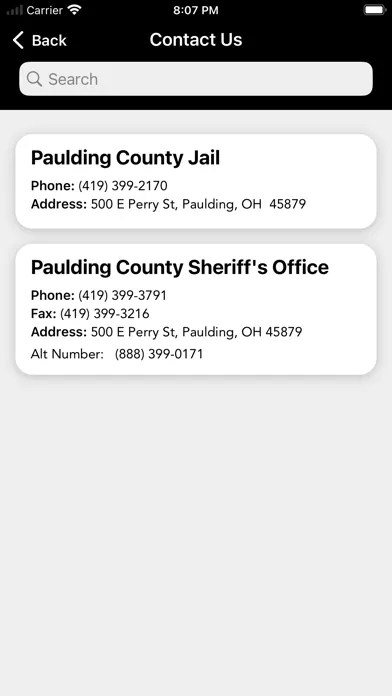 Paulding Sheriff's Office (OH) سکرین شاٹس