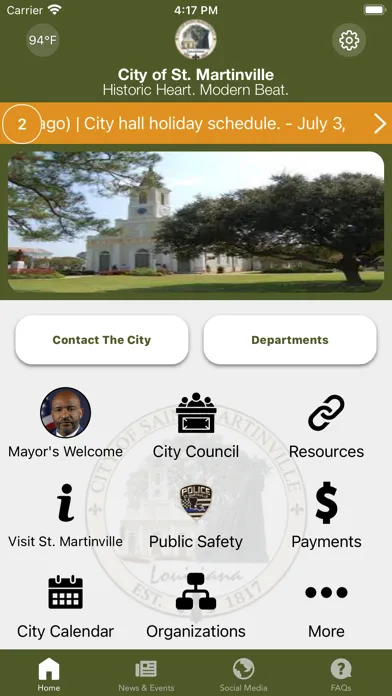 City of St. Martinville LA应用截图