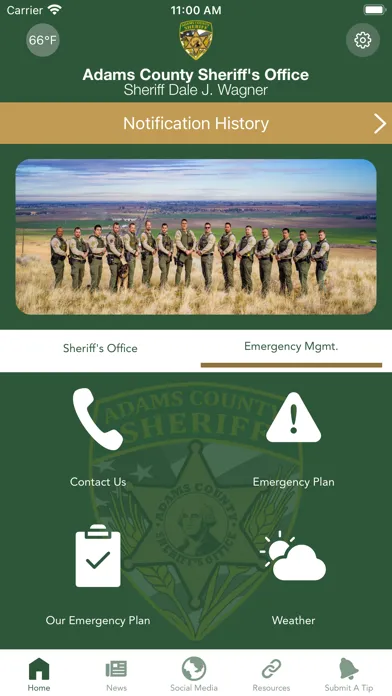 Captures d'écran de Adams Co Sheriff’s Office WA