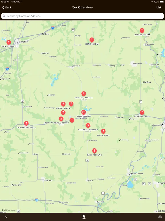 Richland Co. Sheriff's Office iPad  Screenshots