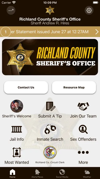 Richland Co. Sheriff's Office Screenshots