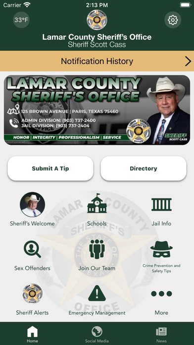 Lamar County Sheriff TX应用截图