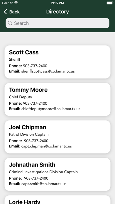 Lamar County Sheriff TX应用截图