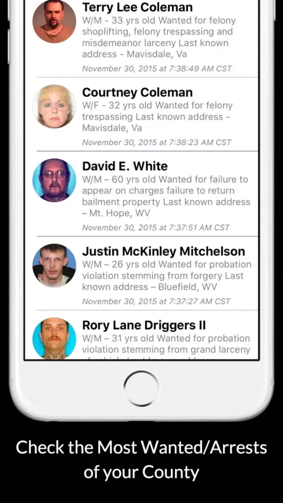 Tazewell County (VA) Sheriff سکرین شاٹس