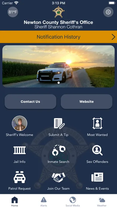 Newton County Sheriff Indiana Screenshots