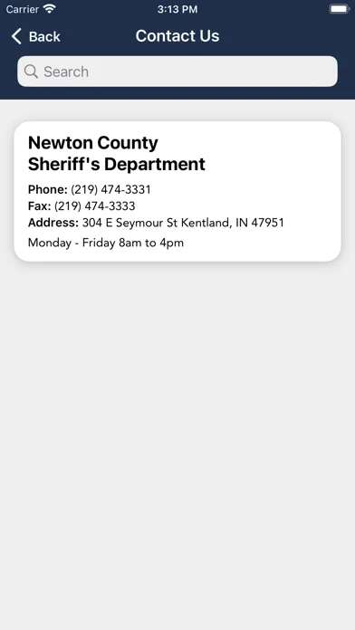 Newton County Sheriff Indiana Screenshots