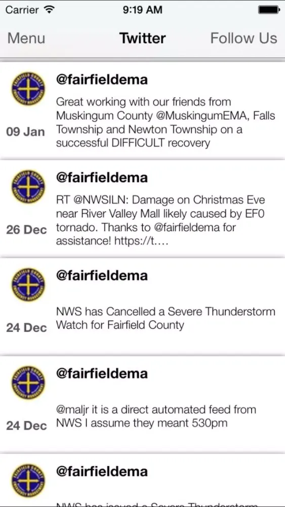 Fairfield County EMA, Ohio স্ক্রিনশট