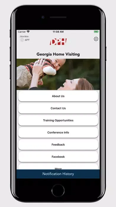 Tangkapan skrin GA Public Health