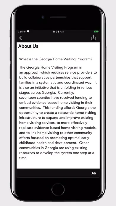 Tangkapan skrin GA Public Health