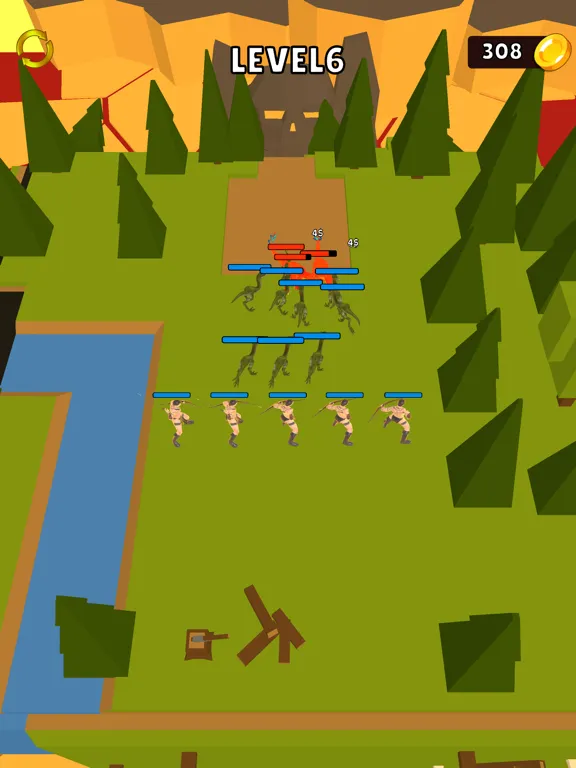 Tangkapan skrin Merge Dino Warior Fight iPad 