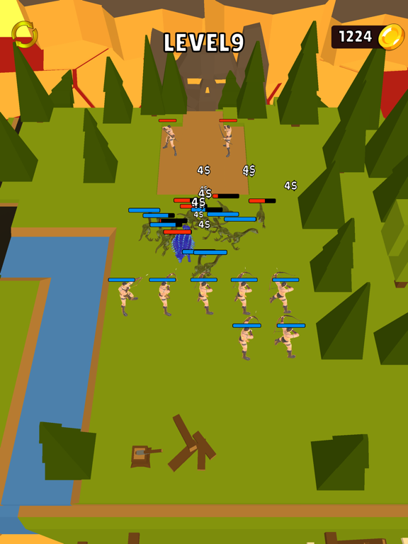 Merge Dino Warior Fight iPad  स्क्रीनशॉट
