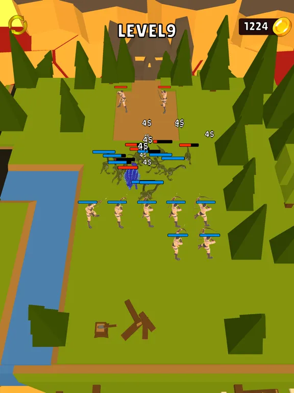 Tangkapan skrin Merge Dino Warior Fight iPad 