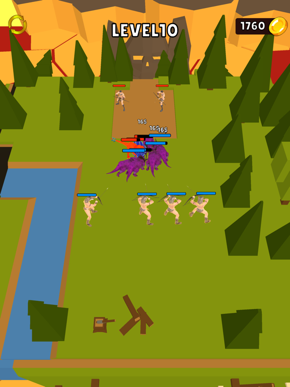Merge Dino Warior Fight iPad  स्क्रीनशॉट