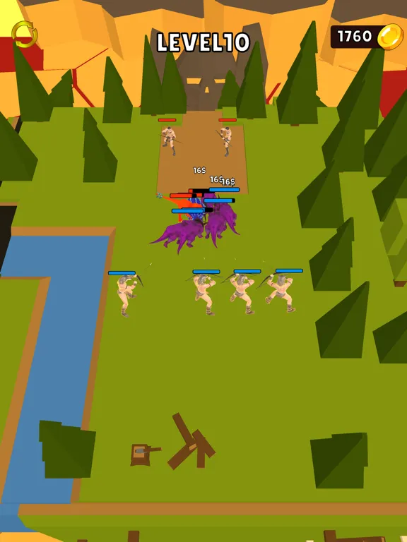 Tangkapan skrin Merge Dino Warior Fight iPad 
