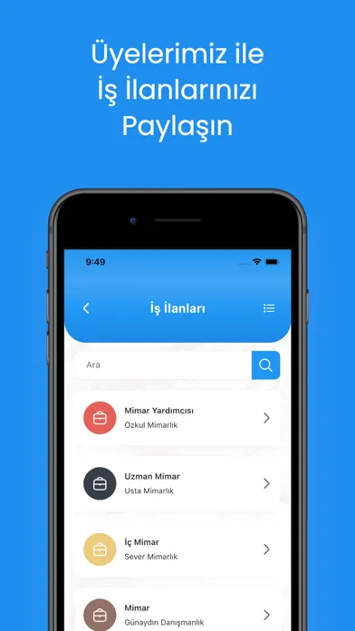 Kocaeli Mimarlar Odası سکرین شاٹس