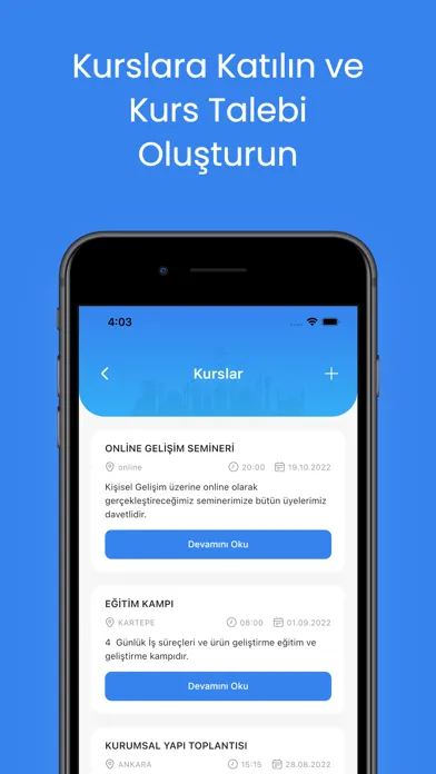 Captures d'écran de TÜMSİAD Ankara