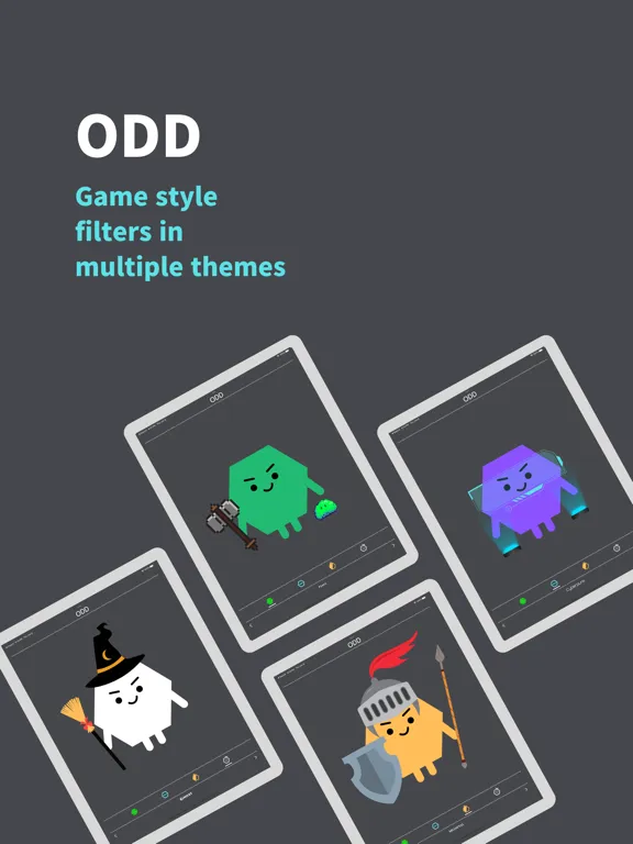 ODD: Game-Style Photo Filters iPad  スクリーンショット