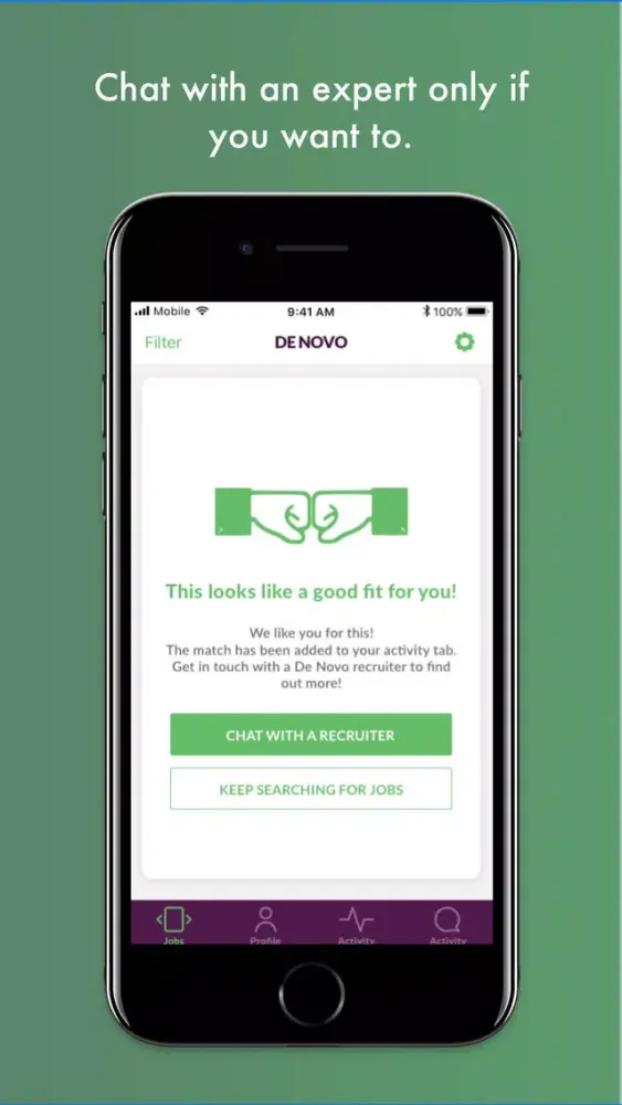Capturas de pantalla de De Novo - Legal Recruiting App