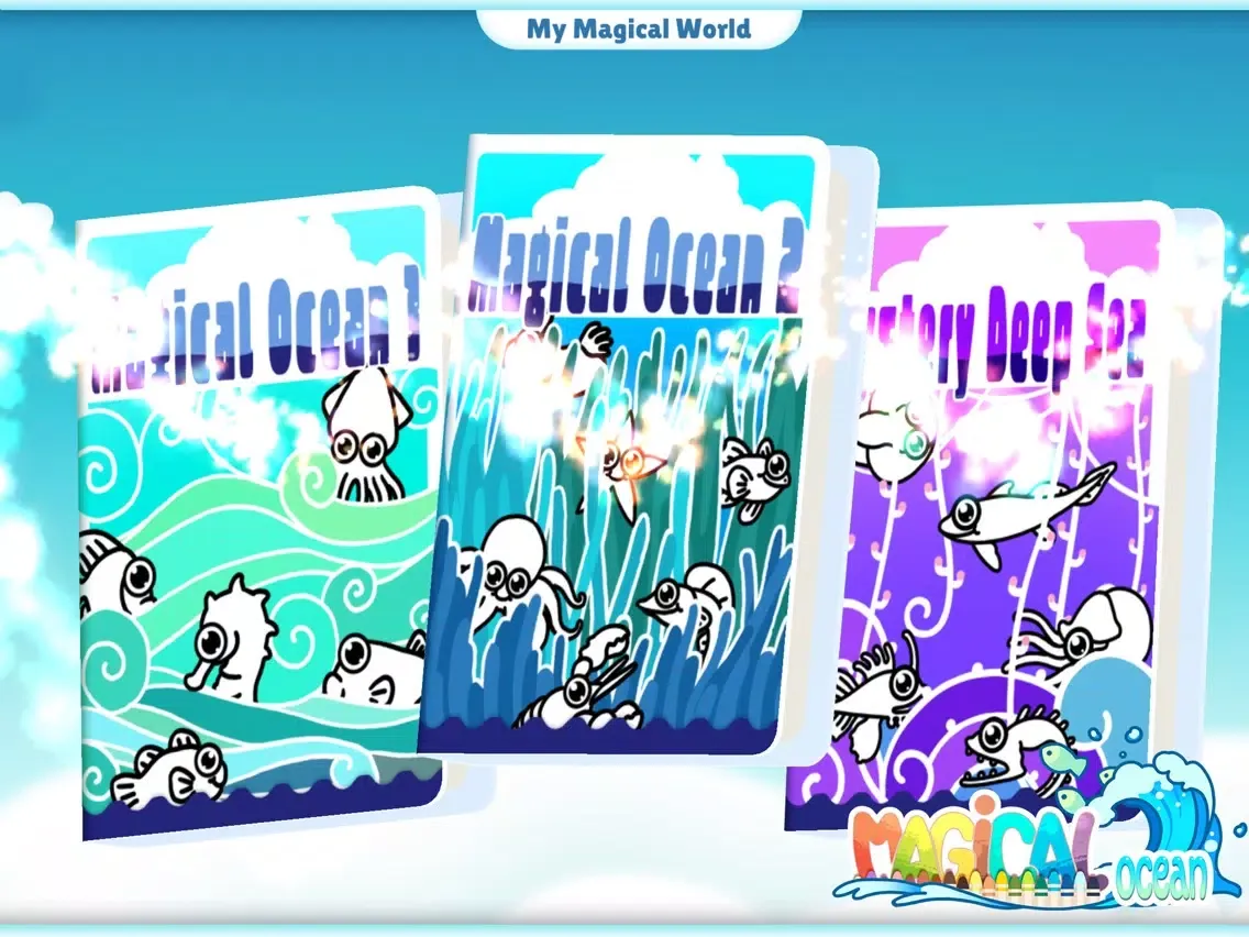 My Magical Ocean - A fish encyclopedia that comes alive iPad Screenshots