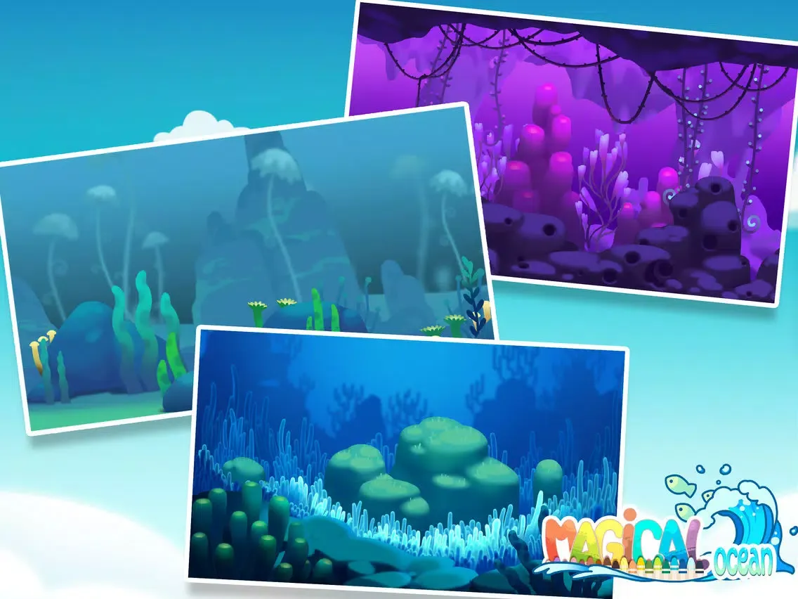 My Magical Ocean - A fish encyclopedia that comes alive iPad Screenshots