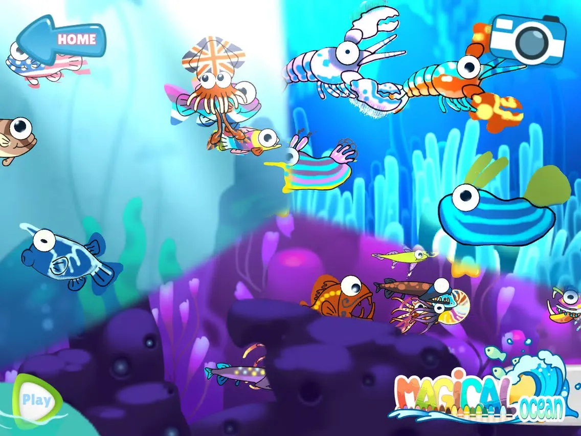 My Magical Ocean - A fish encyclopedia that comes alive iPad Screenshots