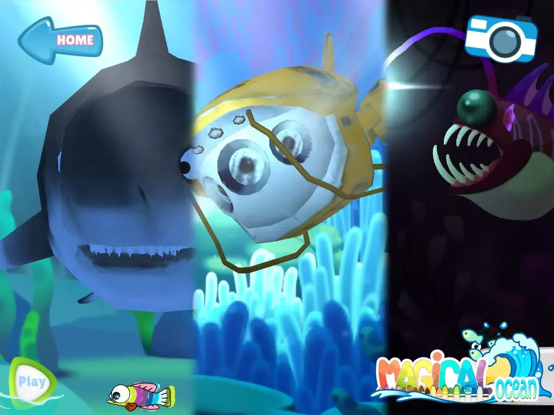 My Magical Ocean - A fish encyclopedia that comes alive iPad Screenshots