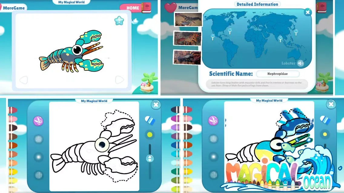 My Magical Ocean - A fish encyclopedia that comes alive Screenshots