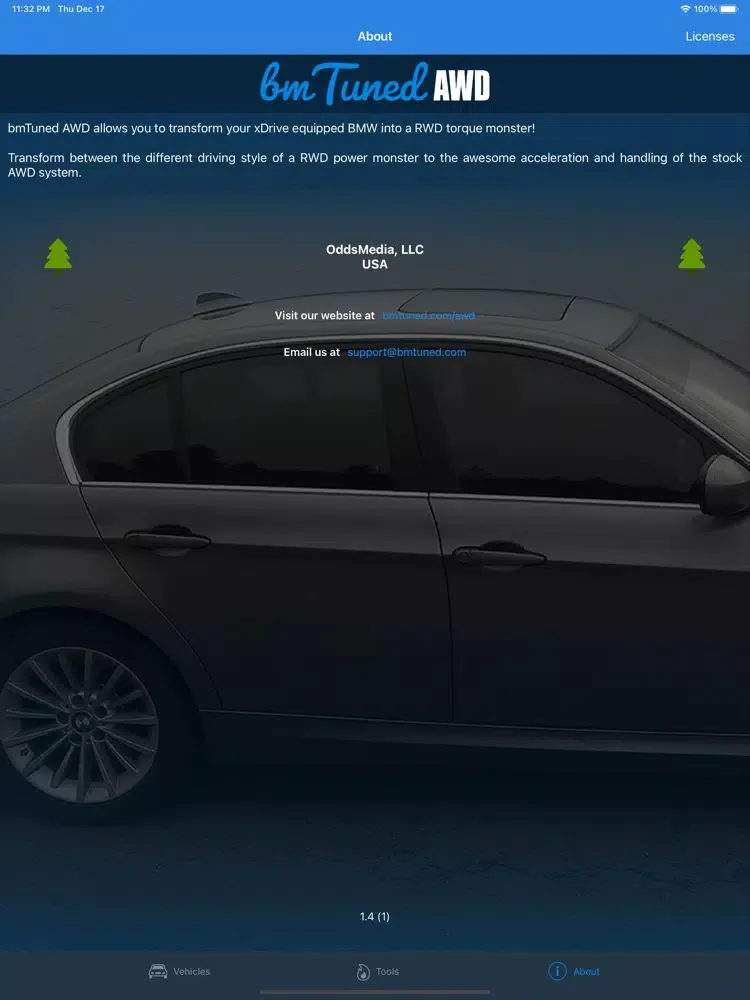 Capturas de tela do bmTuned AWD iPad 
