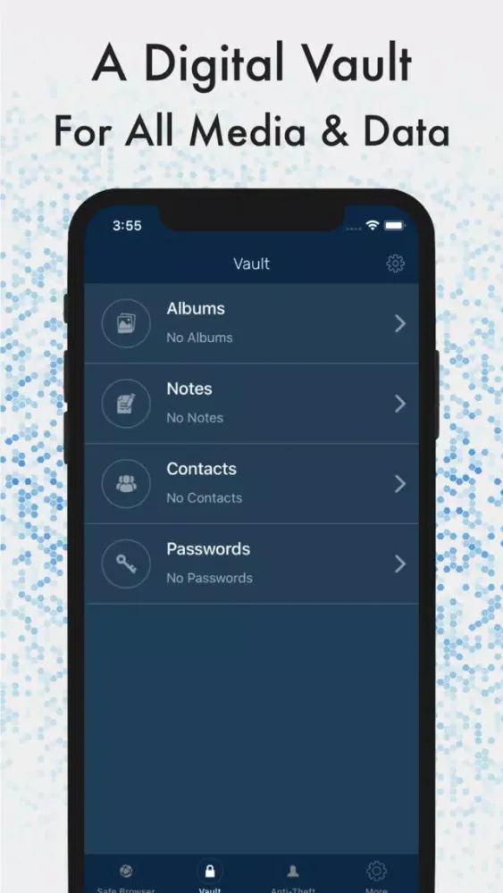 Captures d'écran de Mobile Security & Safe Vault