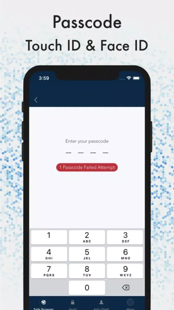 Captures d'écran de Mobile Security & Safe Vault