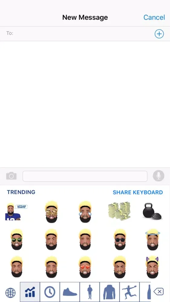 Скриншоты OdellMoji by Odell Beckham Jr.