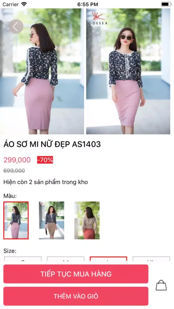 Thời trang Odessa应用截图
