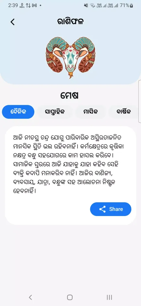 Odia Calendar 2025 スクリーンショット