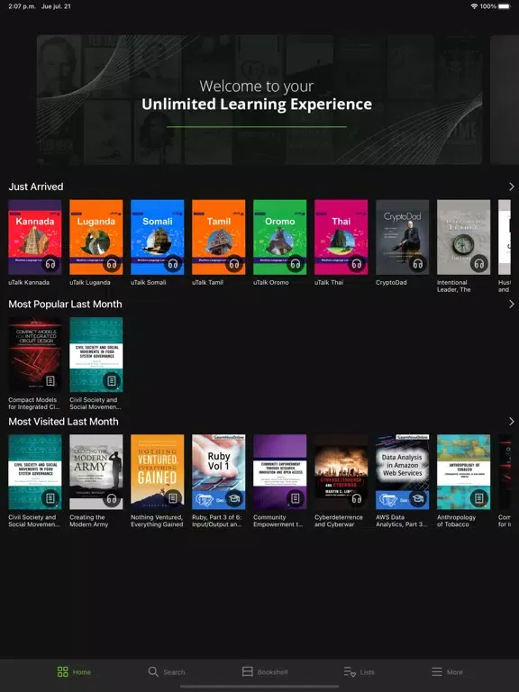 Odilo@HKUL iPad  Screenshots