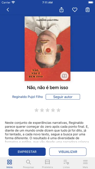 Capturas de tela do BibliON: seu app de leitura
