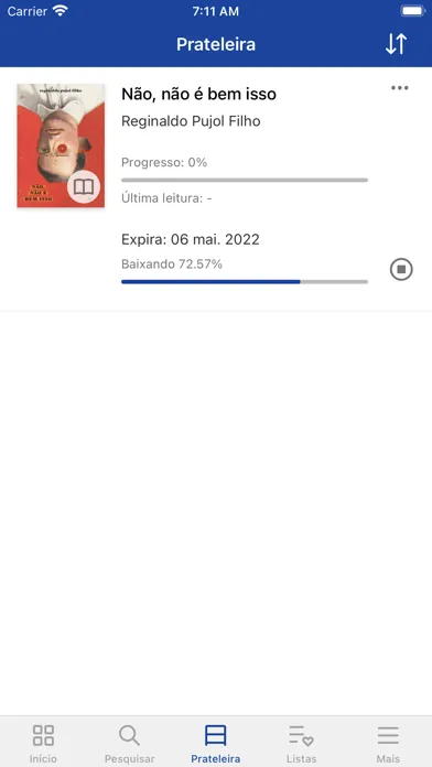 Capturas de tela do BibliON: seu app de leitura