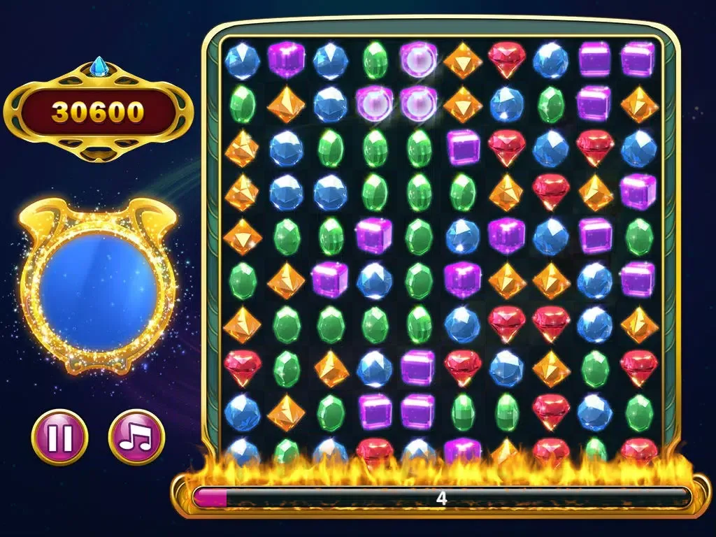Zrzuty ekranu DazzleJewel Free: match-3 gems,Jewels, Ruby & Diamonds puzzle game iPad 