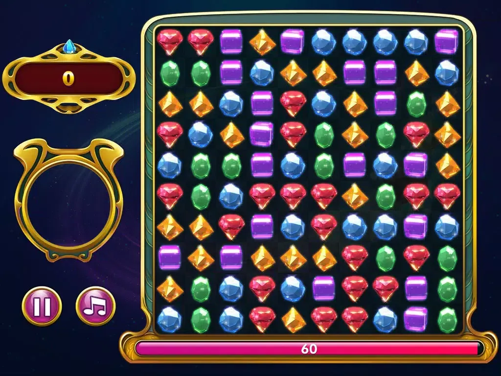 Zrzuty ekranu DazzleJewel Free: match-3 gems,Jewels, Ruby & Diamonds puzzle game iPad 