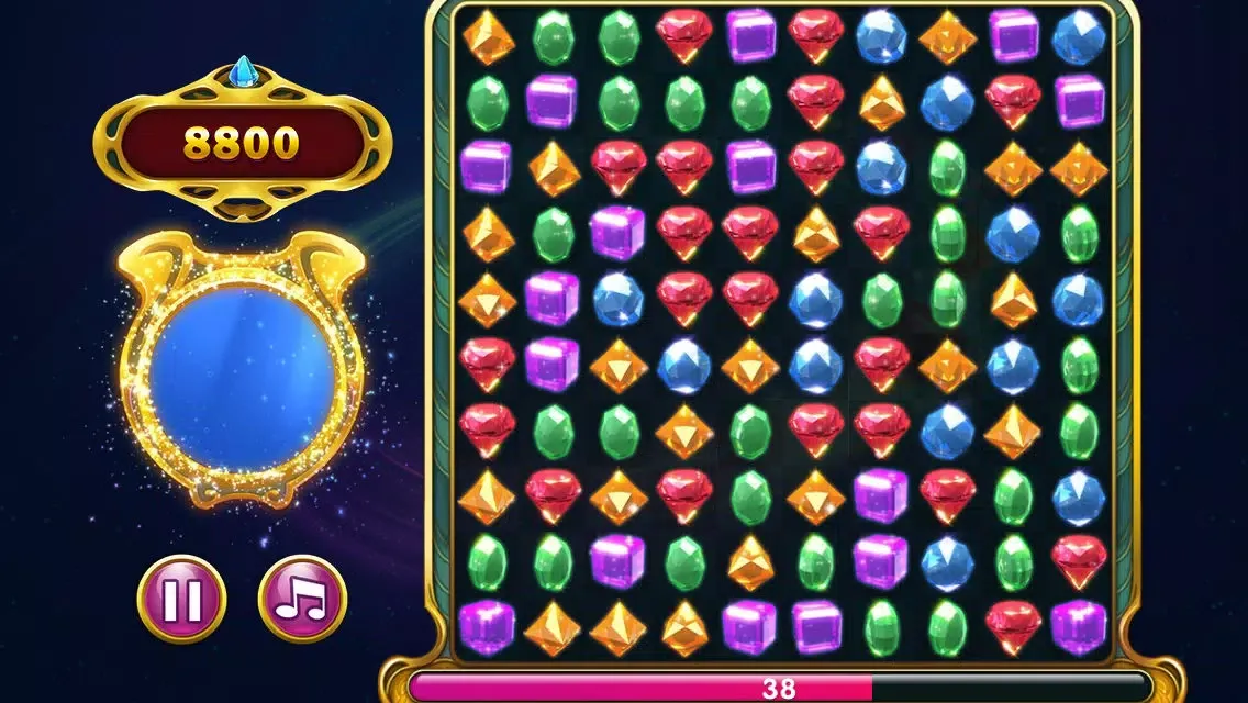 Zrzuty ekranu DazzleJewel Free: match-3 gems,Jewels, Ruby & Diamonds puzzle game