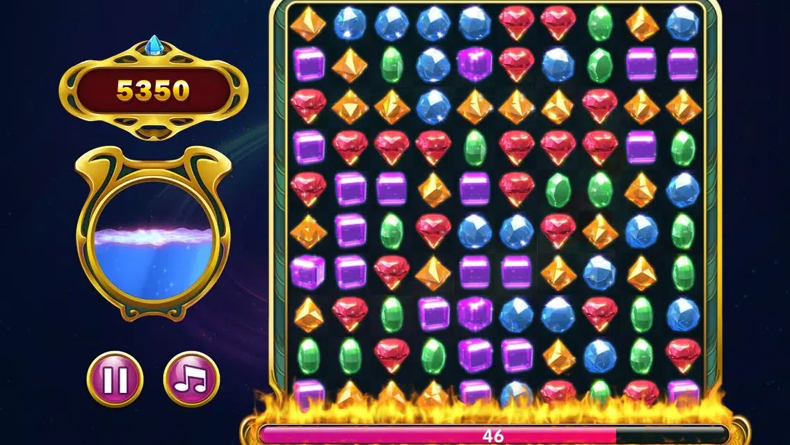 Zrzuty ekranu DazzleJewel Free: match-3 gems,Jewels, Ruby & Diamonds puzzle game