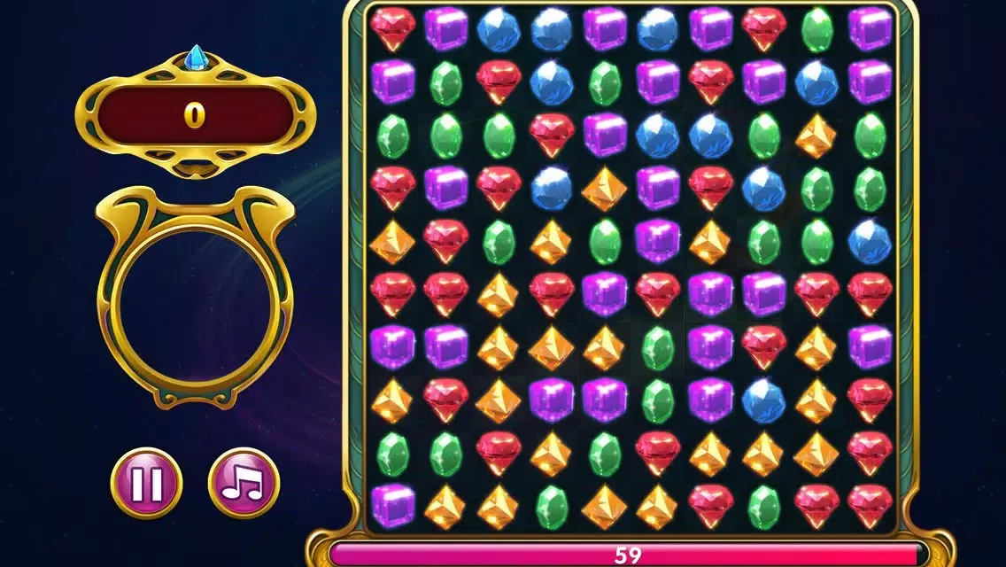 Zrzuty ekranu DazzleJewel Free: match-3 gems,Jewels, Ruby & Diamonds puzzle game