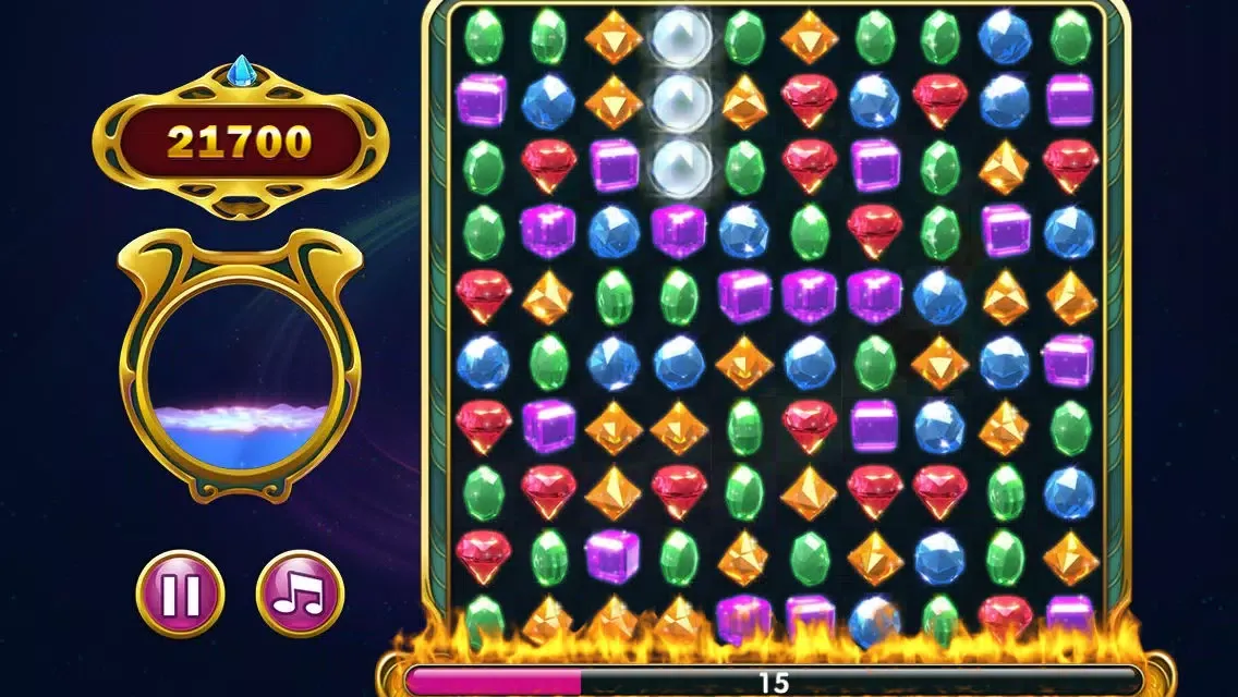 Zrzuty ekranu DazzleJewel Free: match-3 gems,Jewels, Ruby & Diamonds puzzle game