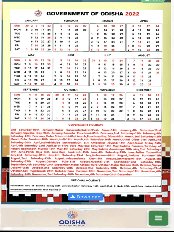 OdishaGovDiary iPad  Ekran Görüntüleri