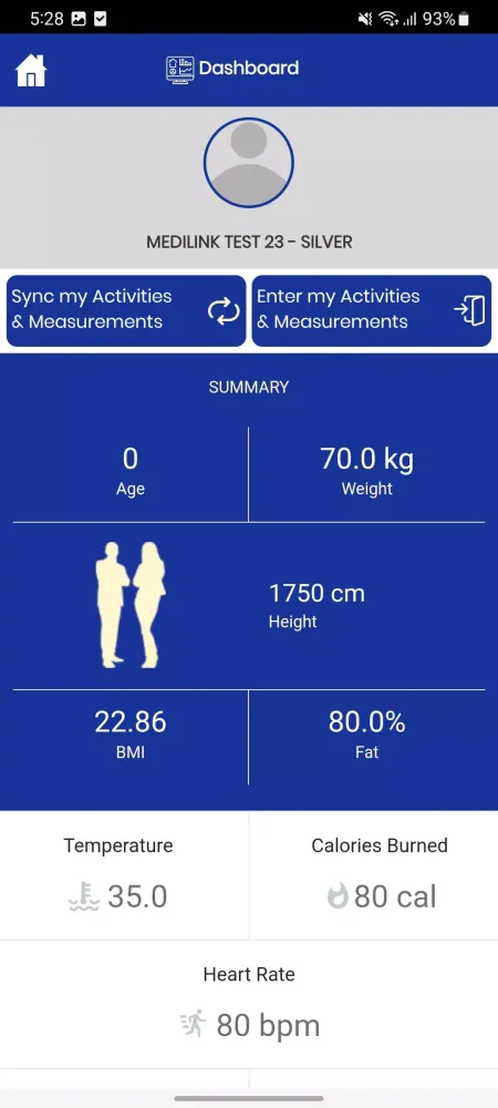 Capturas de tela do Optimal Health~1111