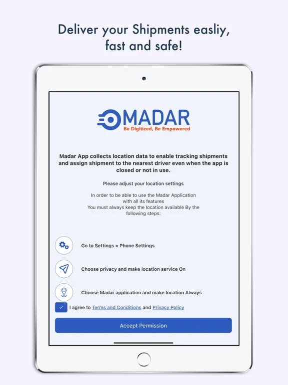 Madar Driver iPad  Screenshots